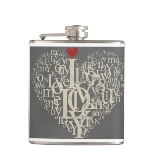 Love Flask Heupfles