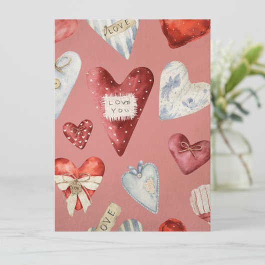 Love Flat Card (Staand voorkant)