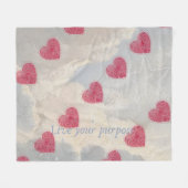 Love Fleece Blanket (Voorkant (Horizontaal))