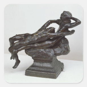 Love Fleeing, 1881 Vierkante Sticker