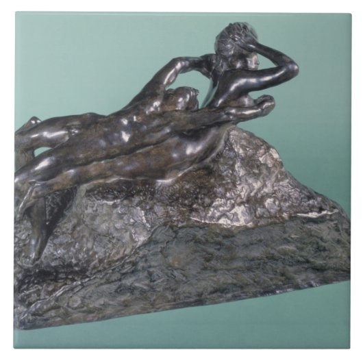 Love Fleeing, 1883-84 (bronze) Tegeltje (Voorkant)