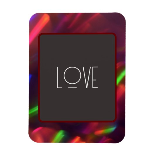 Love Flexible Photo Magnet Magneet (Verticaal)