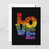 LOVE Flowers Briefkaart (Voorkant / Achterkant)