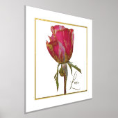 Love Folie Accent Red Rose Print Poster (Laagn)