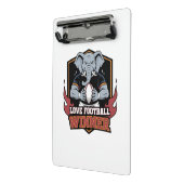 love football  mini klembord (Angled2)