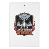 love football  mini klembord (Achterkant)