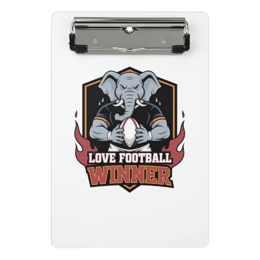 love football  mini klembord (Voorkant)
