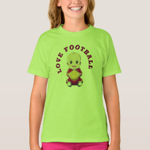 Love football T-shirt Baby Bodysuit