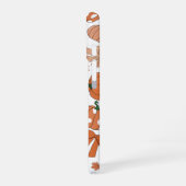 Love for Autumn Fall Pumpkins Bows Leaves Pattern iPhone 16 Hoesje (Linkerkant)