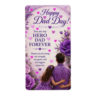 LOVE FOR DAD FROM DAUGHTERS ETIKET