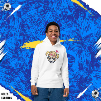 Love for soccer kawaii anime design