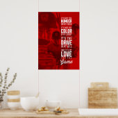Love for the Game Poster with Your Image (Cuisine)