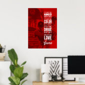 Love for the Game Poster with Your Image (Bureau à domicile)