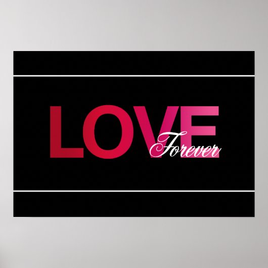 Love Forever Art Print (Voorkant)