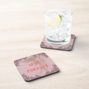 Love Forever Drank Coaster Bier Onderzetter