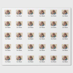 Love Forever LGbtq paar trots voeg foto naam sim Cadeaupapier