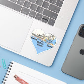 Love Fort Walton Beach Sticker (Laptop met iPhone)