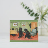 Love Fortune Telling by Louis Wain Briefkaart (Staand voorkant)