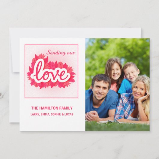 Love-fotokaart (Voorkant)