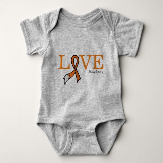 Love FOXG1 baby shirt (Voorkant)