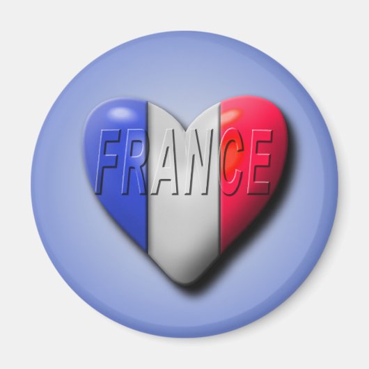 Love France Magneet (Voorkant)