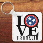 LOVE Franklin Tennessee Sleutelhanger (Voorkant)