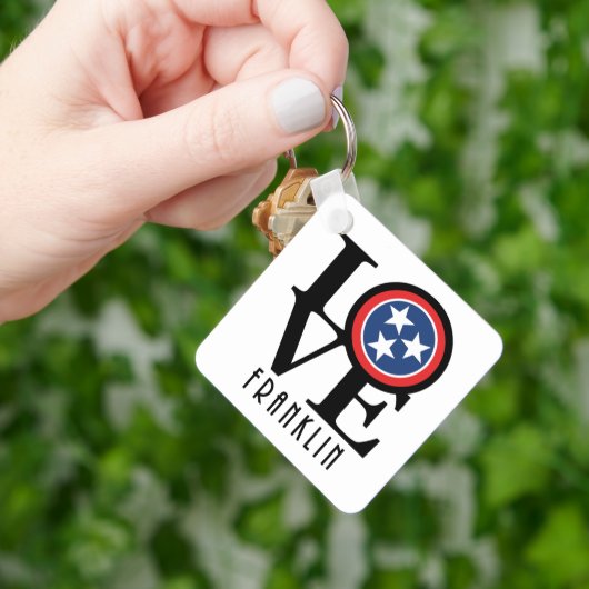 LOVE Franklin Tennessee Sleutelhanger (Hand)