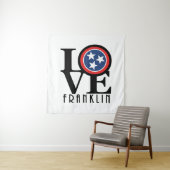LOVE Franklin Tennessee Wandkleed (In situ)