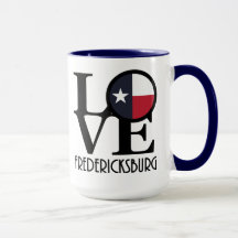 LOVE Fredricksburg Texas 15oz