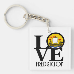 LOVE Fredrickton New Brunswick Sleutelhanger