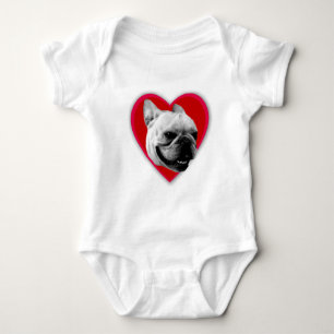 Love French Bulldog baby Romper
