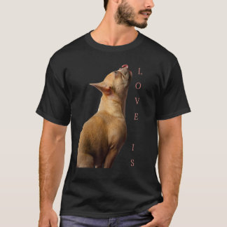 Love French Bulldog Frenchie mama Dad Dog Puppy Pe T-shirt