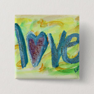 Love Fresh Spring Art Button of Pins