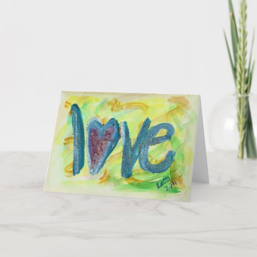 Love Fresh Spring Greeting Card ou Cartes de Notes (Devant)