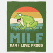 Love Frogs Fleece Blanket (Voorkant)
