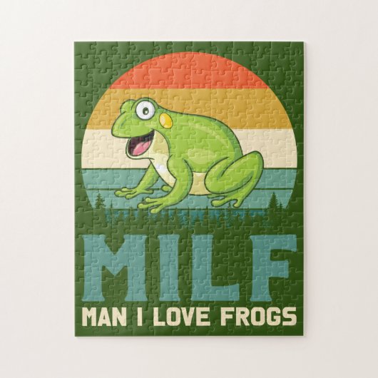 Love Frogs Puzzle Puzzle (Vertical)