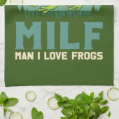 Love Frogs Serviette de cuisine (Plié)