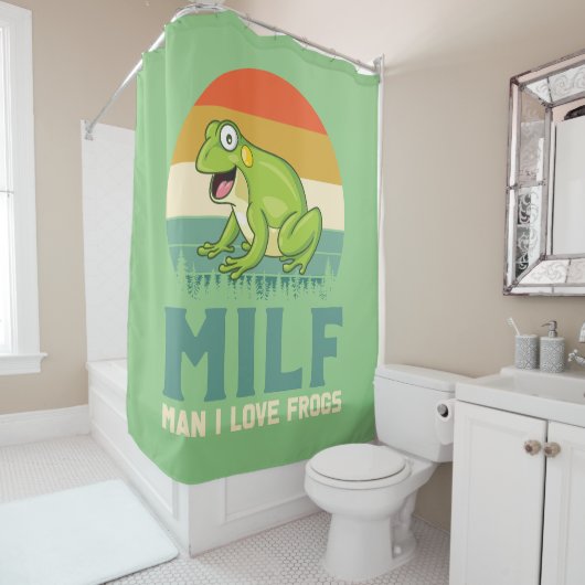Love Frogs Shower Curtain Douchegordijn (In situ)