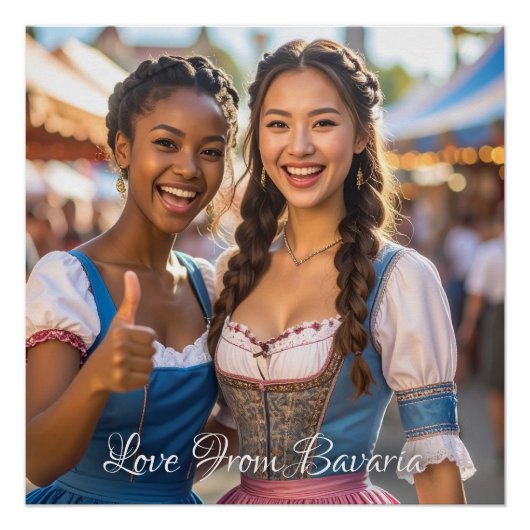 Love From Bavaria Perfect Poster (Voorkant)