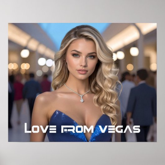 LOVE FROM VEGAS POSTER (Voorkant)