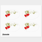 Love Fruit Ovale Sticker (Vel)