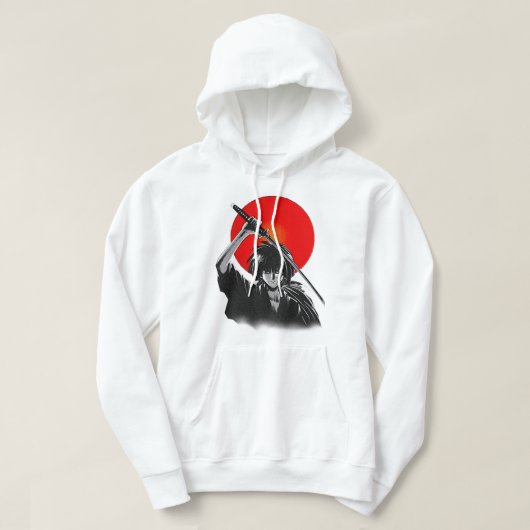 Love Funny Man Anime Samurai Japans Champloo Cut Hoodie (Design voorkant)