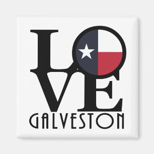 LOVE Galveston Texas Magneet