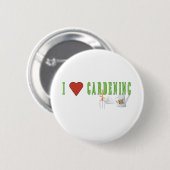 Love Gardening Ronde Button 5,7 Cm (Voorkant /achterkant)