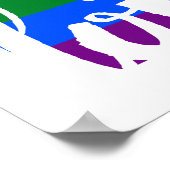 Love Gay Pride Motivatie Poster (Hoek)