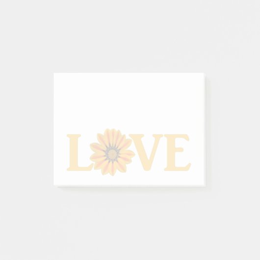 Love Gazania Post-it Notes (Devant)