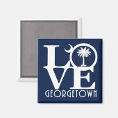 LOVE Georgetown SC Magneet (Voorkant / Achterkant)