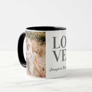 "LOVE" gepersonaliseerd Volledige foto lay-out & n Mok