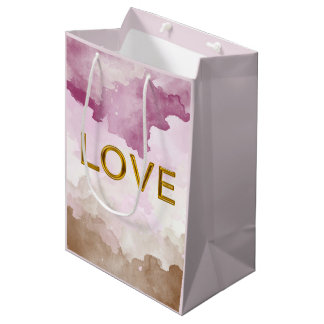 'LOVE' geschenktas (maat Medium) Medium Cadeauzakje