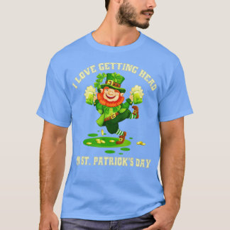 Love Getting Head on St Patrick Day Leprechaun T-shirt